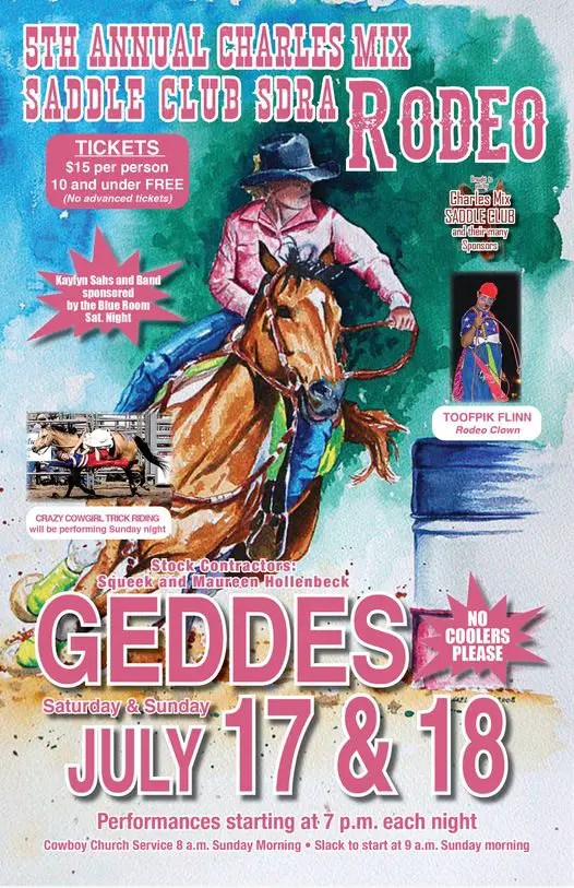 Geddes Saddle Club Rodeo Mid States Rodeo Association