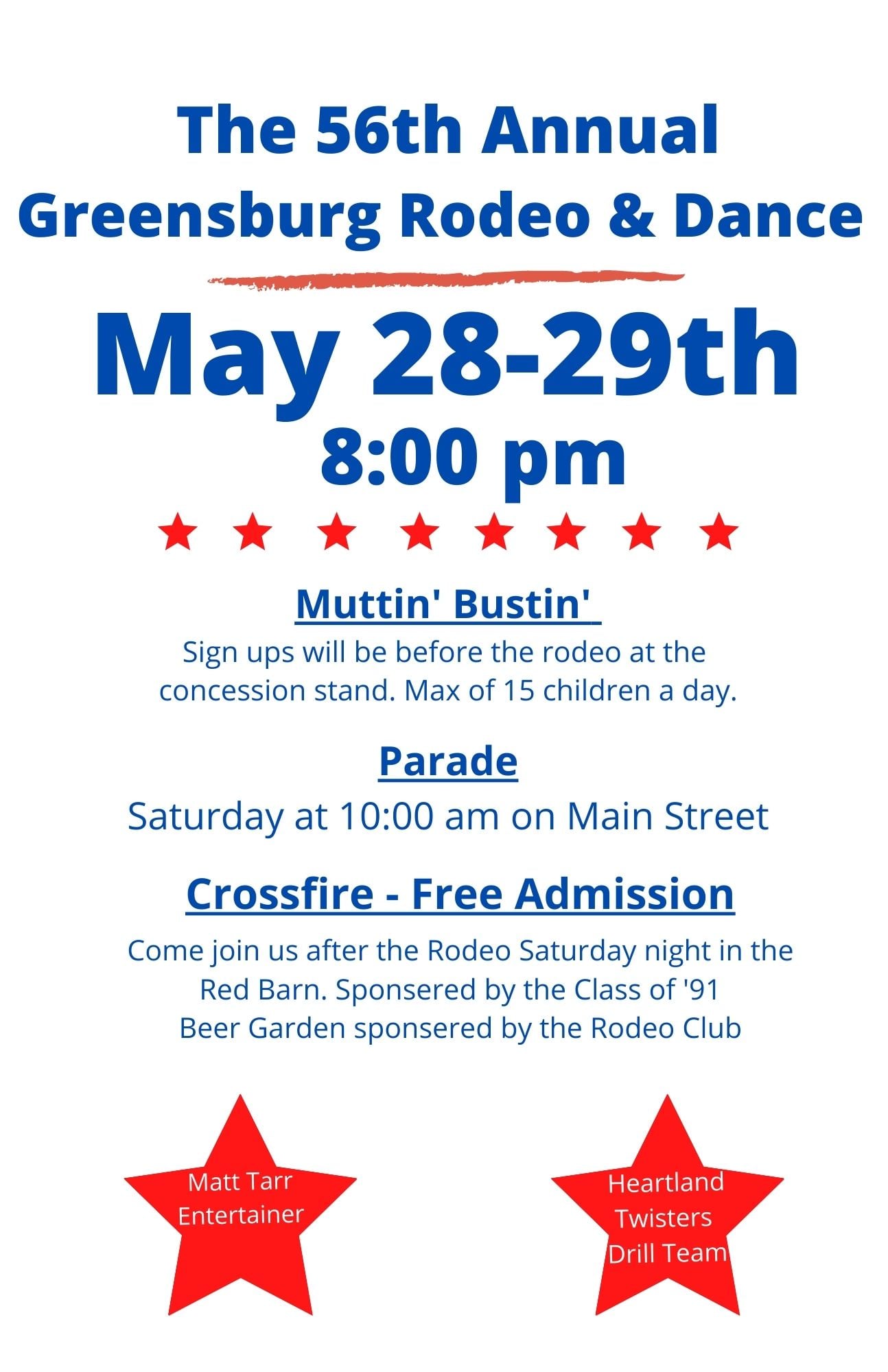 Triangle Rodeo Club 2024 Greensburg KS Triangle Rodeo Club