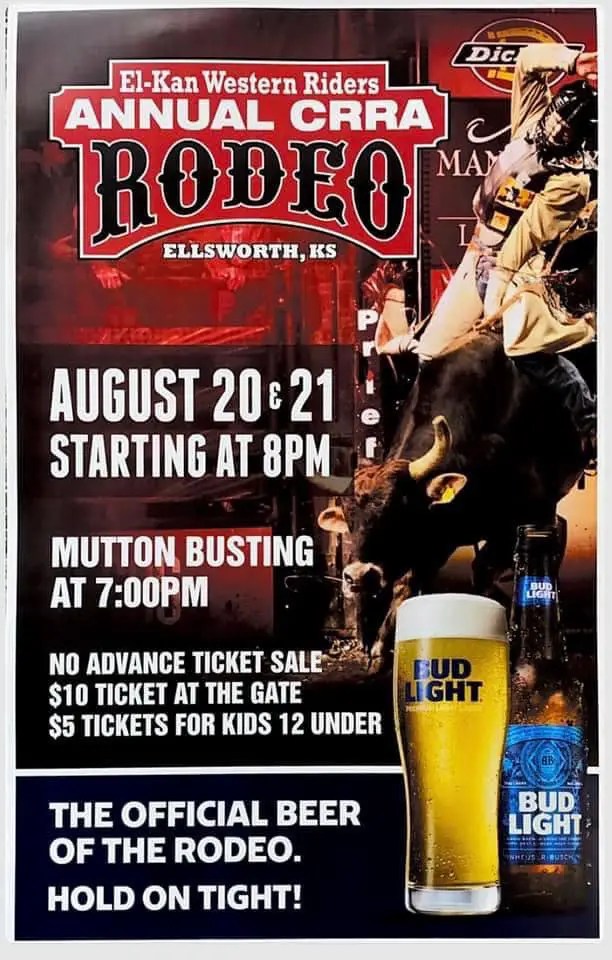 Ellsworth Cowtown Days ElKan Western Riders Rodeo