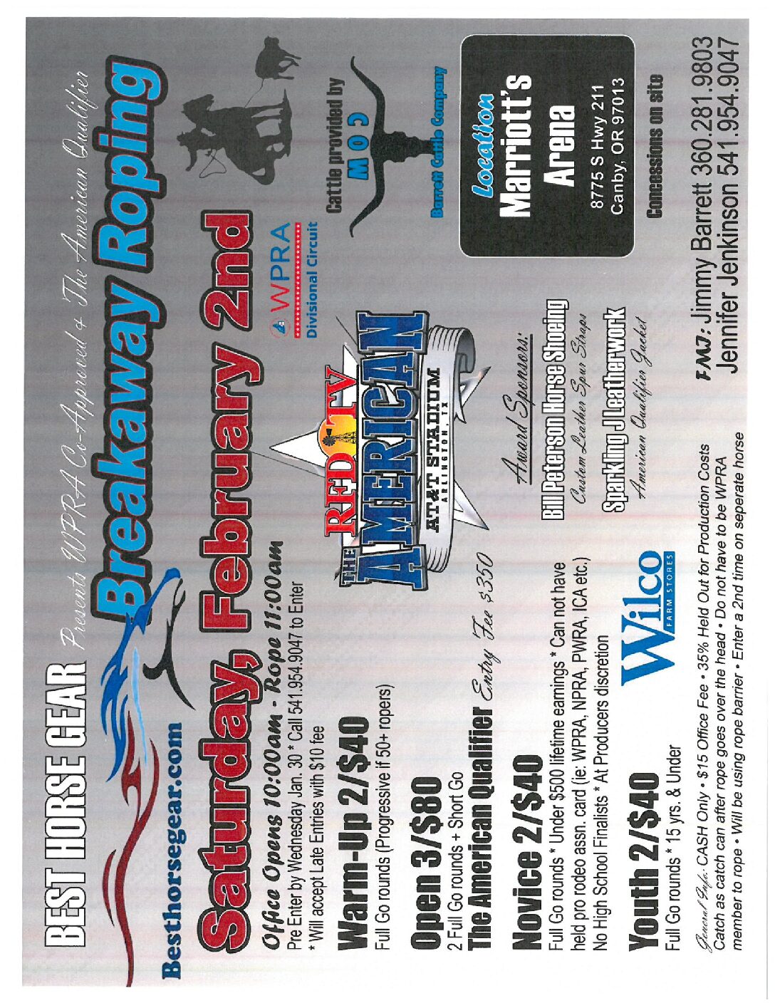 Best Horse Gear Breakaway Women's Professional Rodeo Association