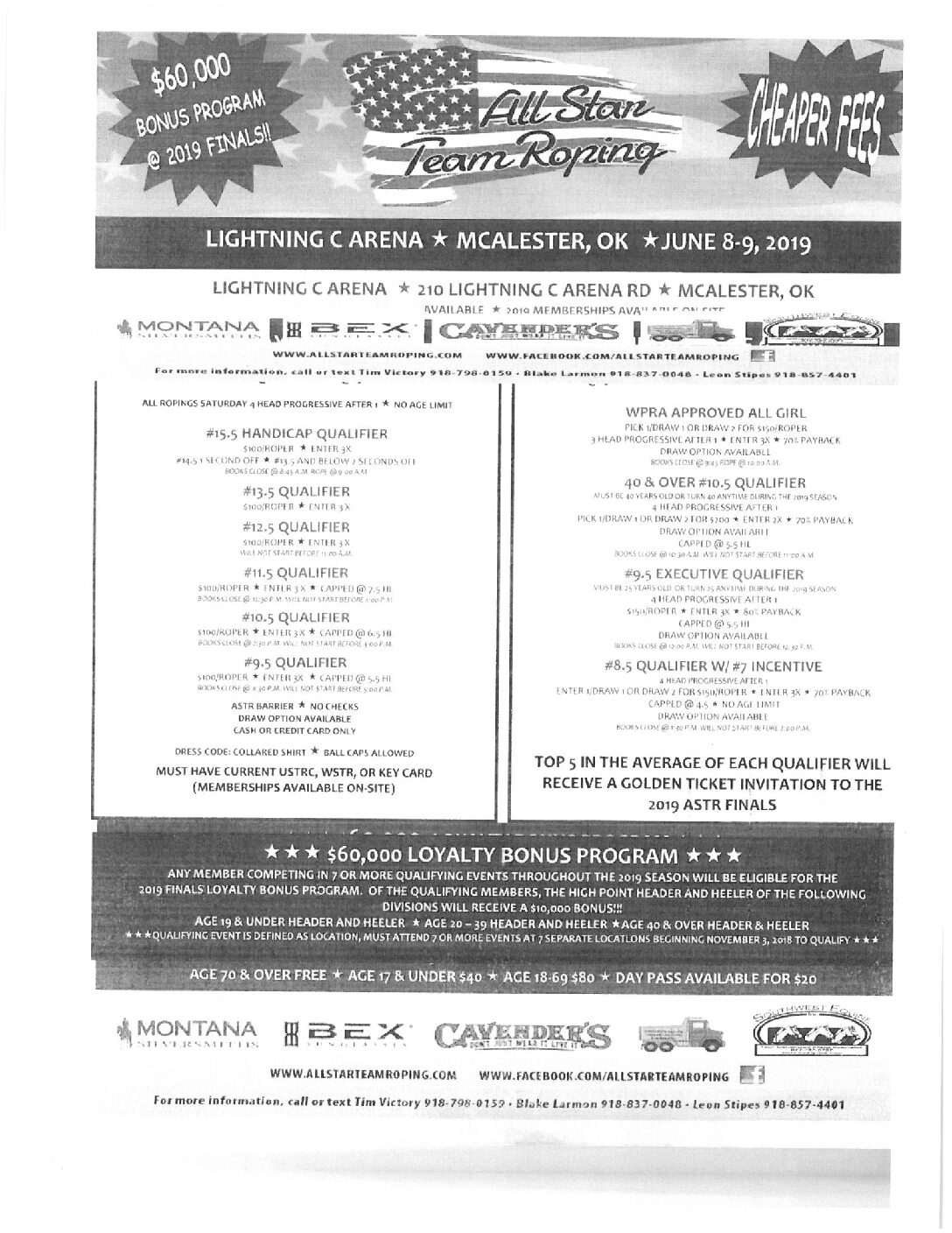 All Star Team Roping in McAlester 2024
