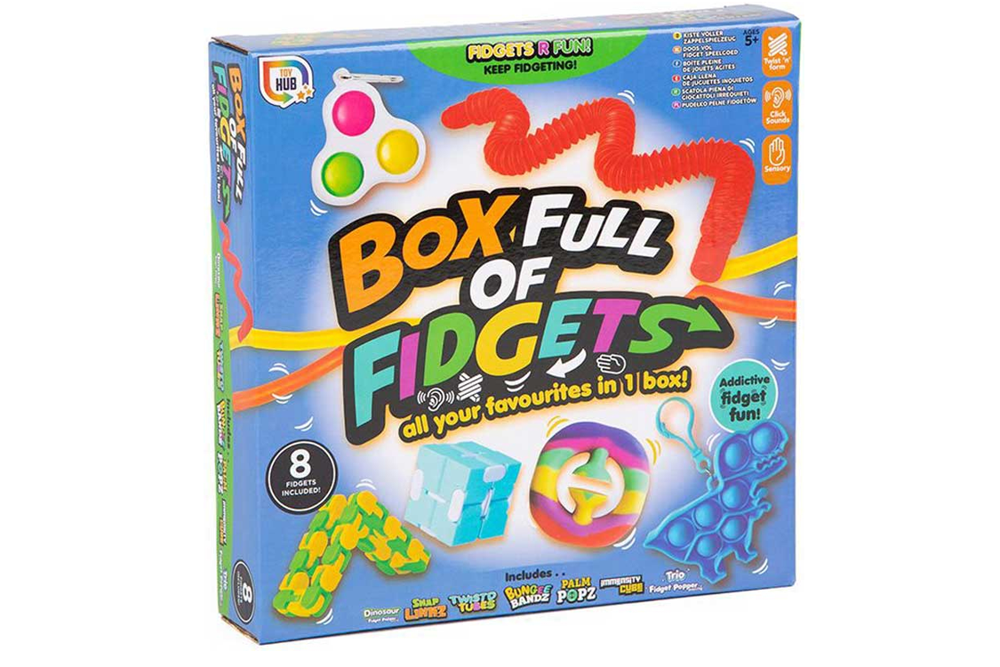 Køb Boks Fyldt med Fidgets Rodes.dk