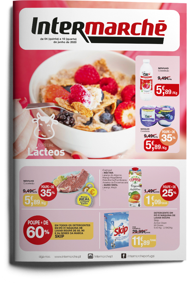 Intermarché Dairy Flyer UX/UI Designer & Art Director & Photographer