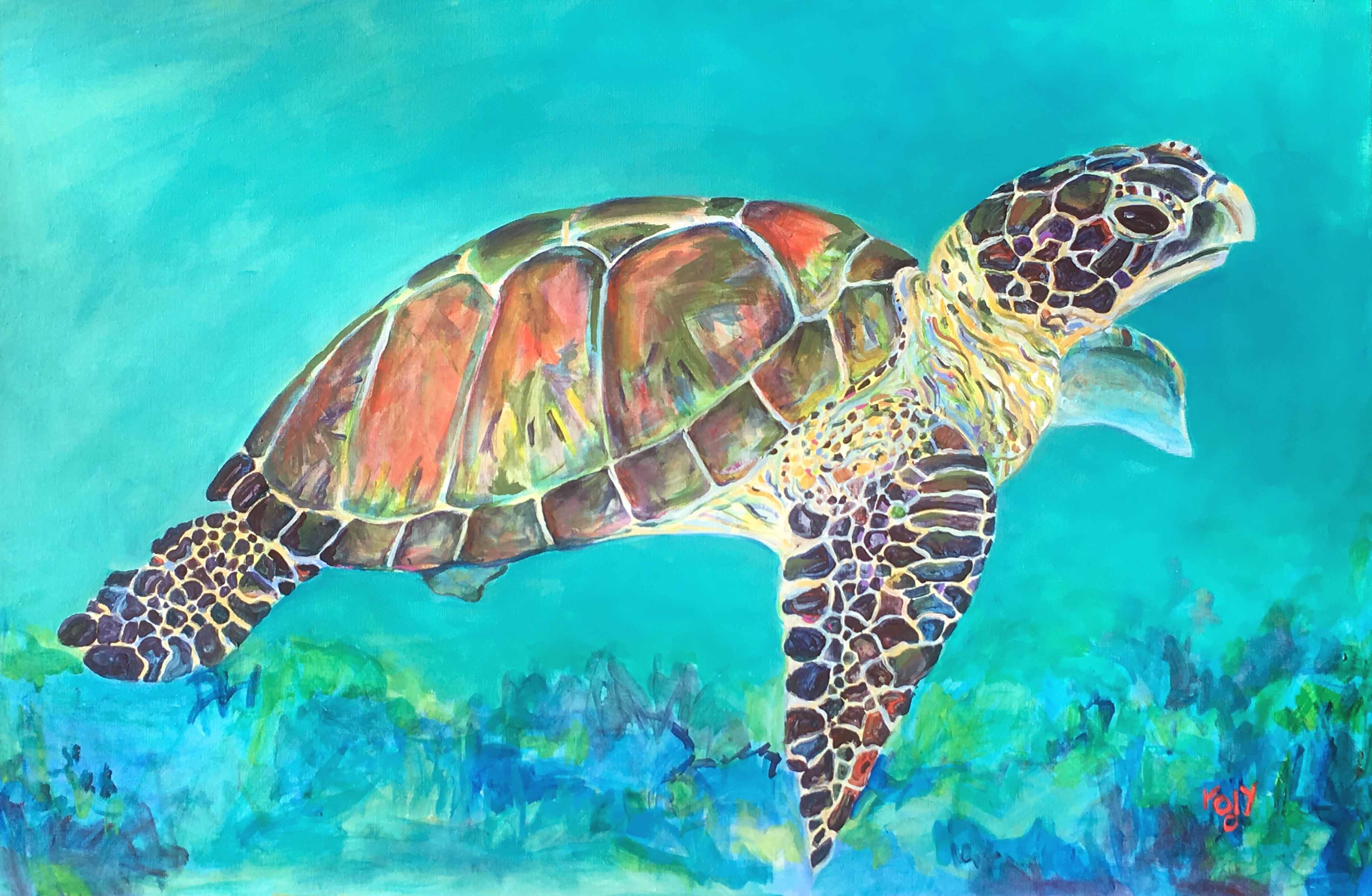 Marco's Turtle KIM RODY Ocean Art
