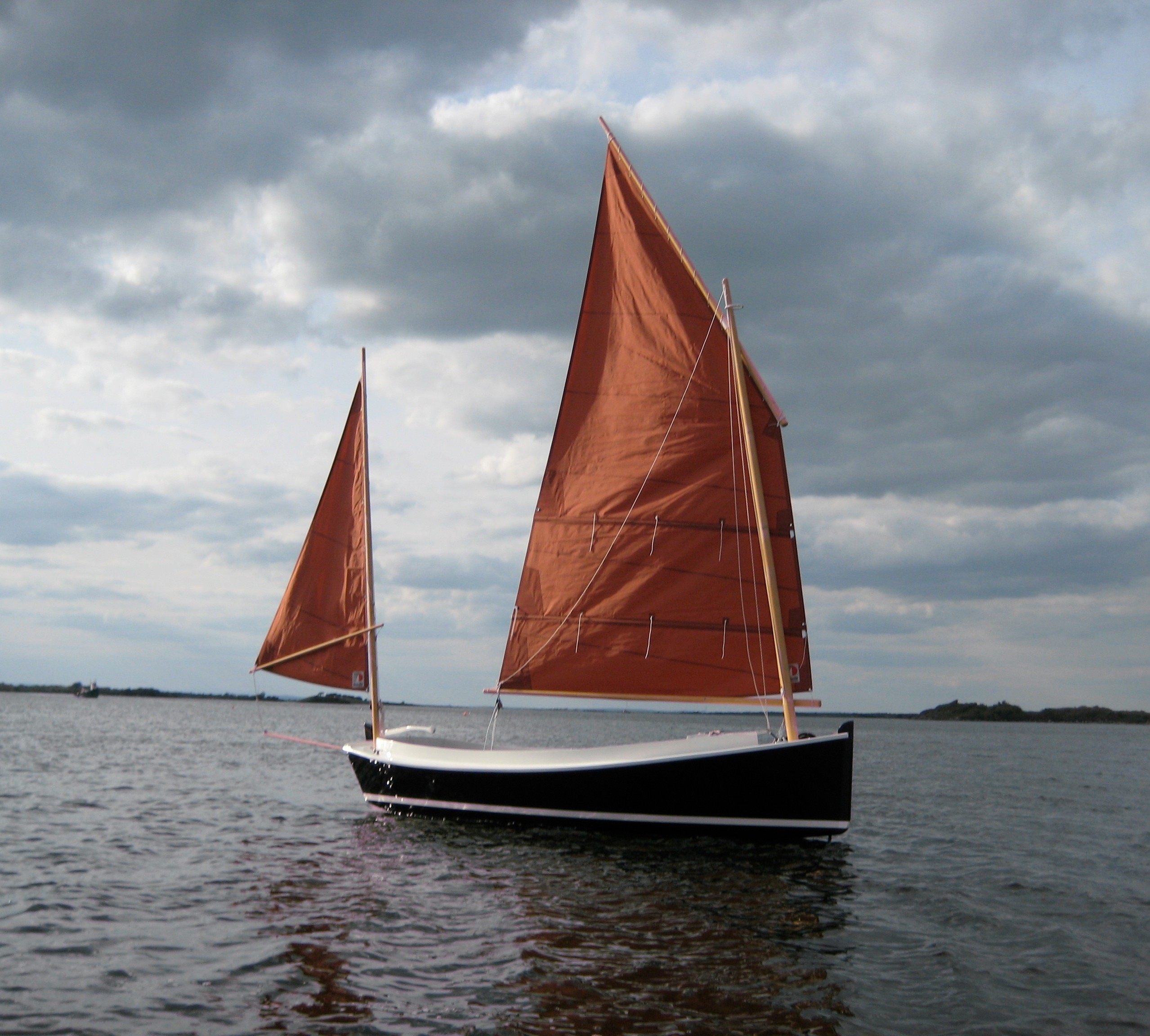 16′ Lug Sail Yawl Wooden boat builder, Boat for sale, power, sail