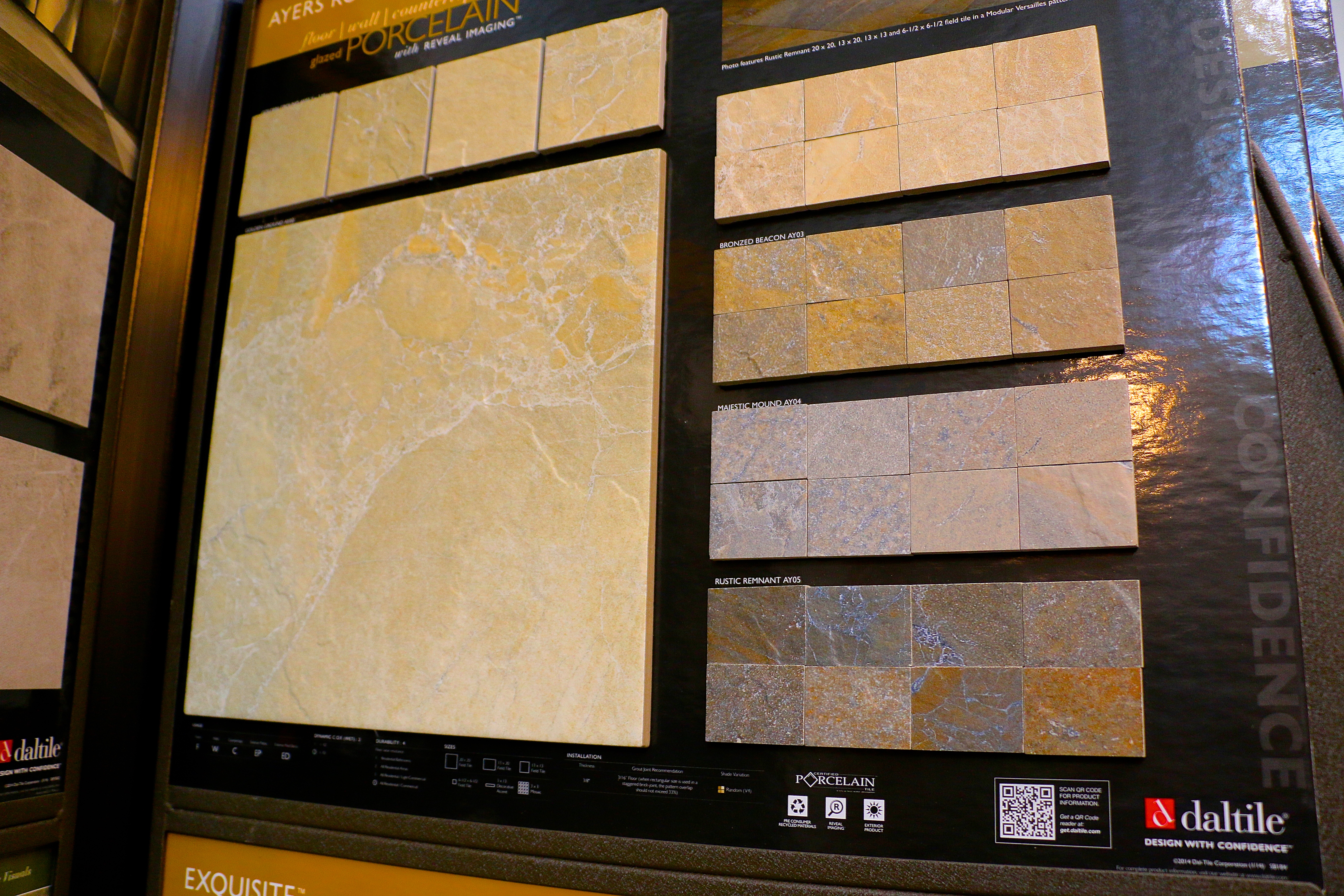Glass Tile Samples by Daltile Roe Lumber