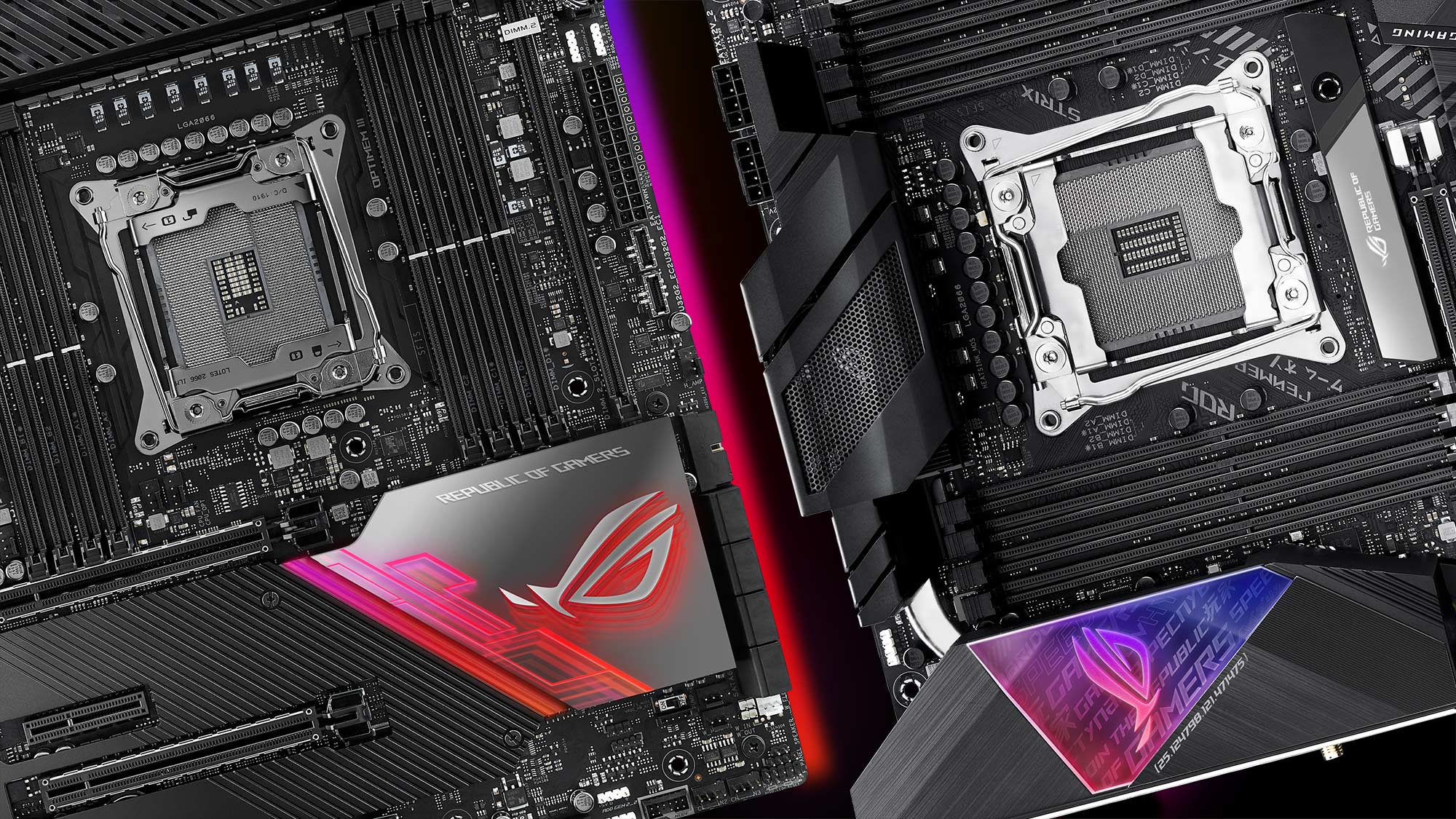 The latest ROG X299 motherboards are ready to push your Intel Core X