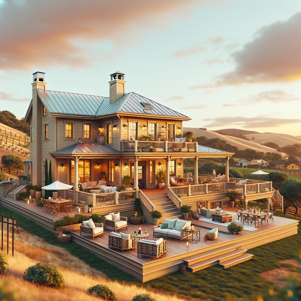 Deck Paint Colors for Beige House in Templeton Rogall