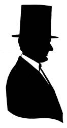 Abraham Lincoln Silhouette Printable