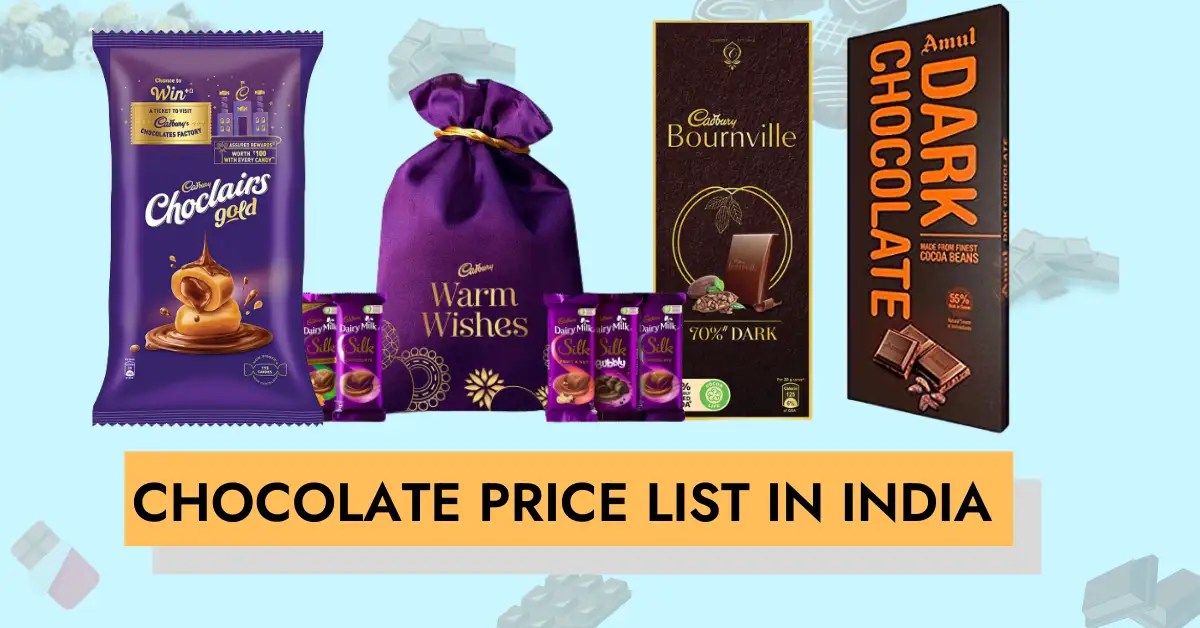 Chocolate Price List In India Rogerkart