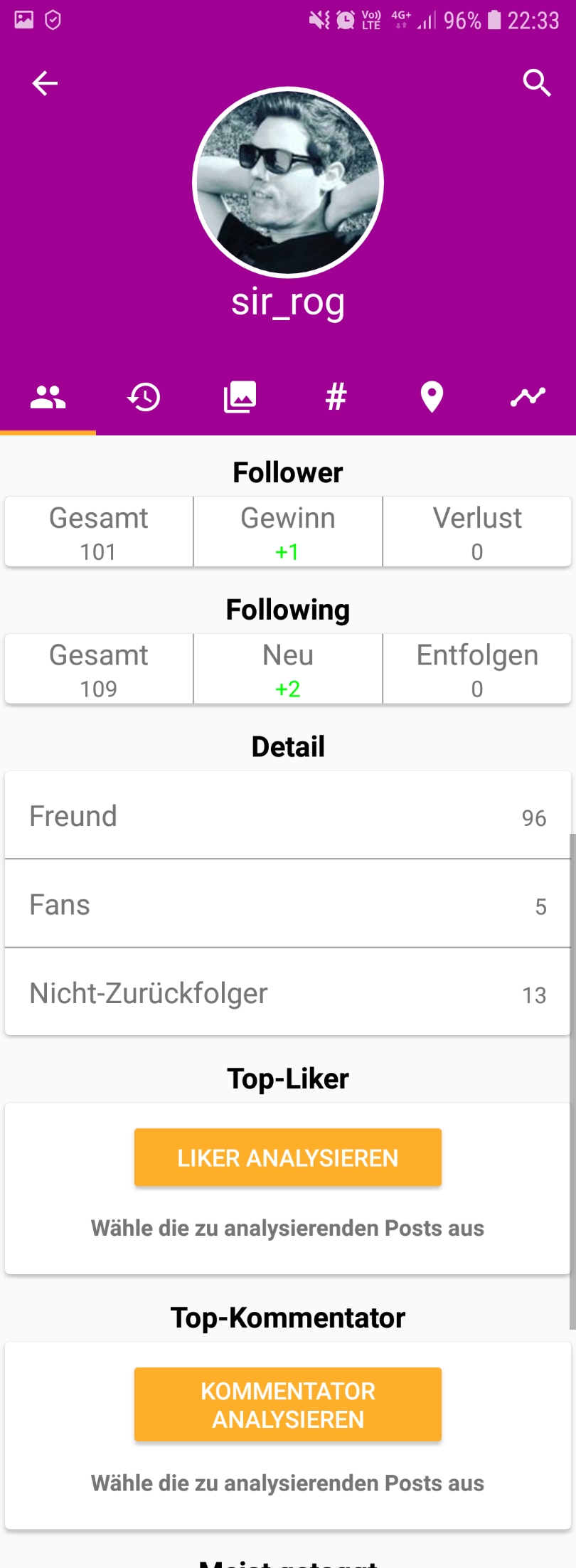 Follower Analyzer for Instagram