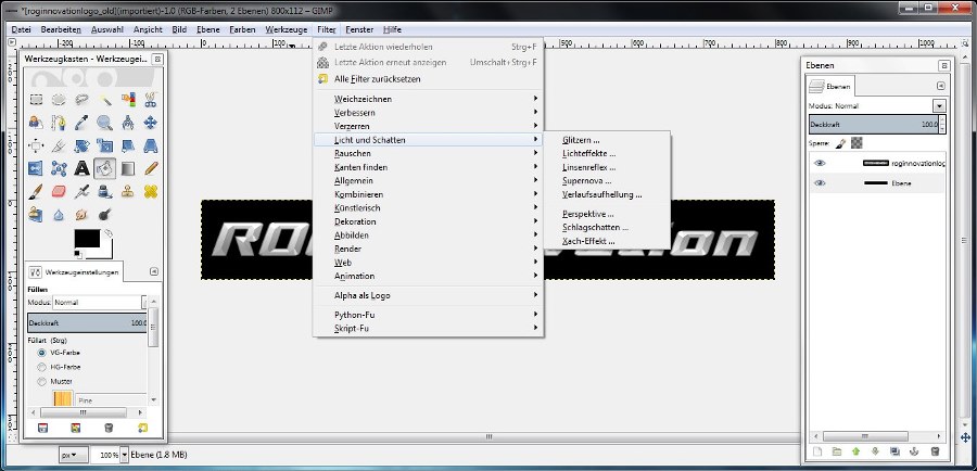 Gimp Zeichenprogramm
