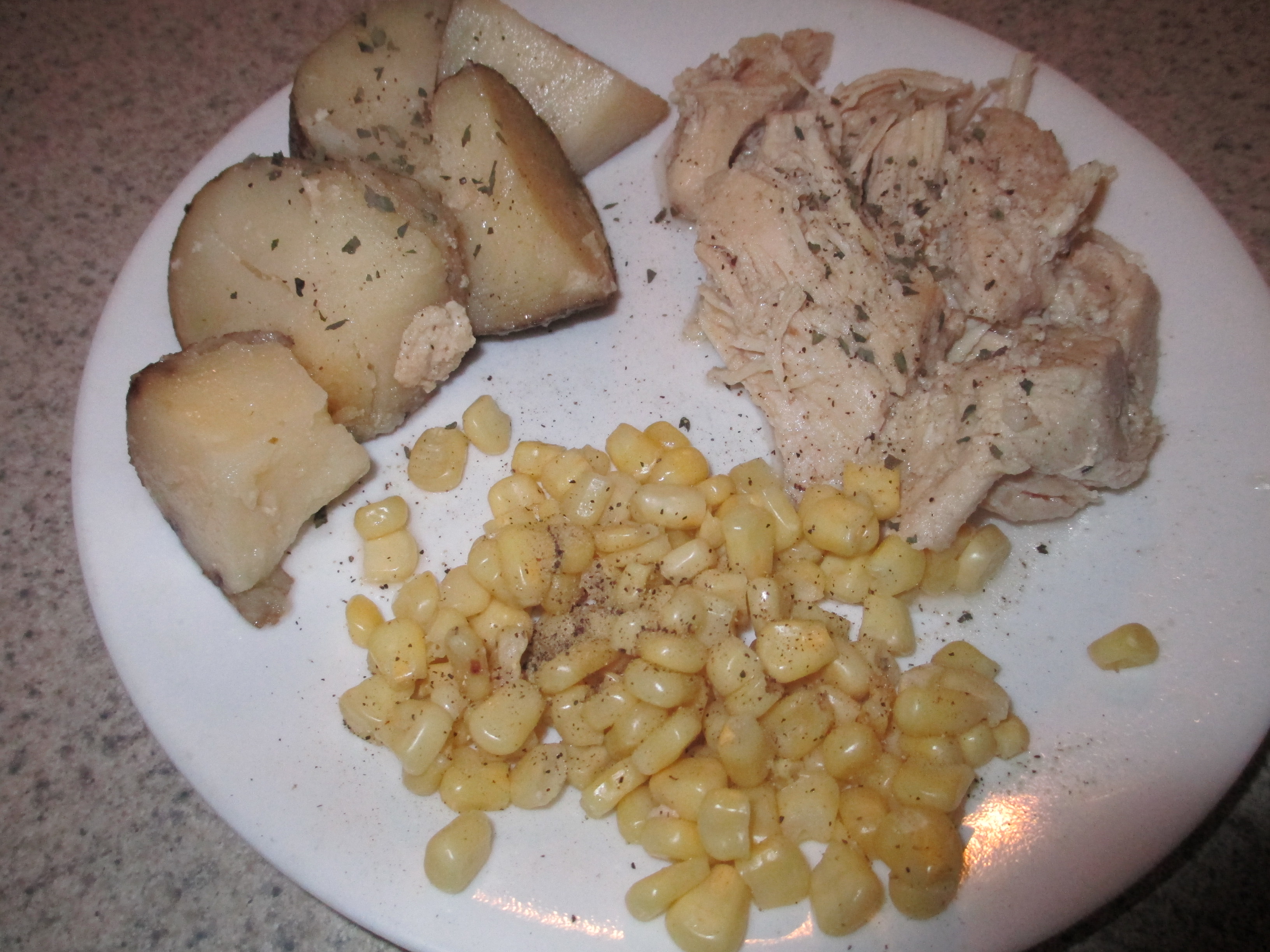Italian Crockpot Chicken and Potatoes using Rogliano's Dressing