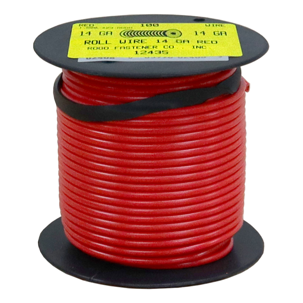 14 Gauge Red Wire 100' Rogo Fastener Co., Inc.