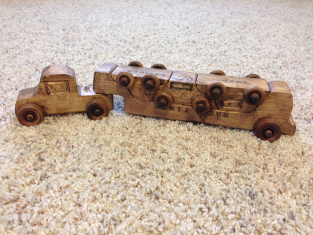 DIY Toy Car Carrier form 2x4 Plans