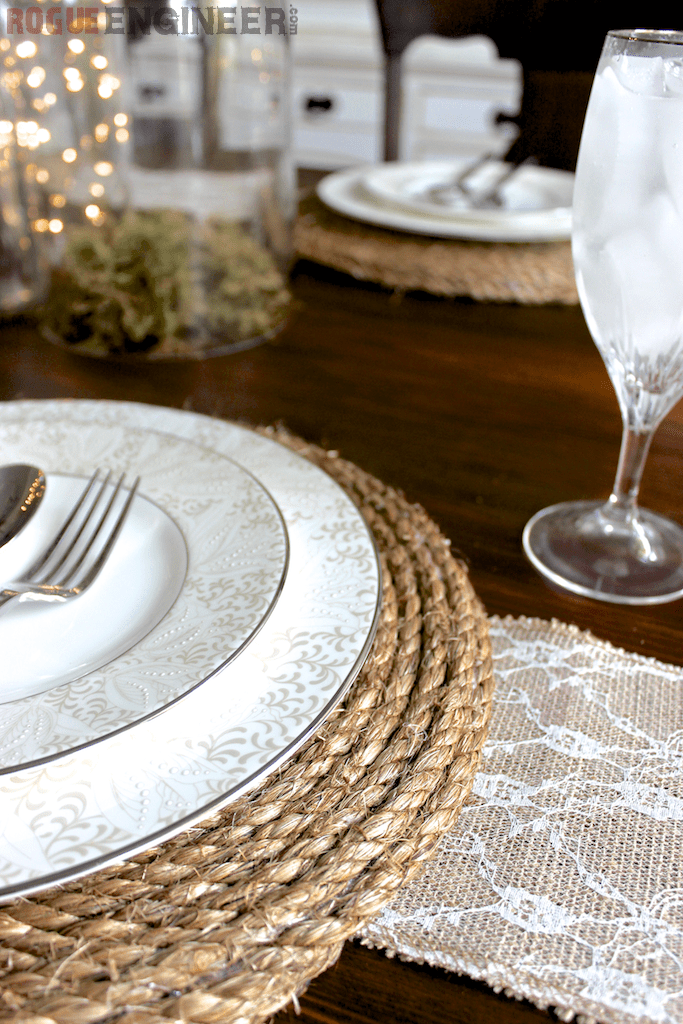 DIY Rope Plate Charger Free Plans