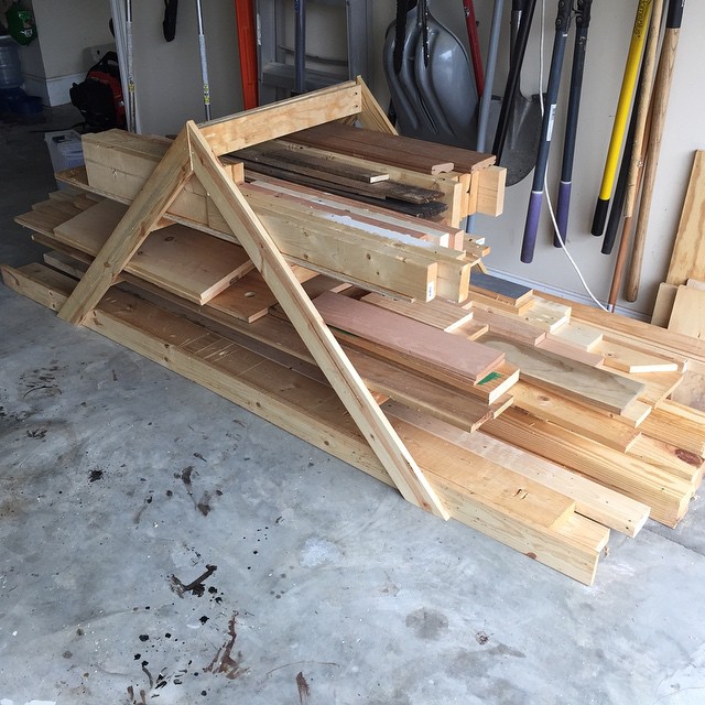 Easy Portable Lumber Rack { Free DIY Plans } Rogue Engineer