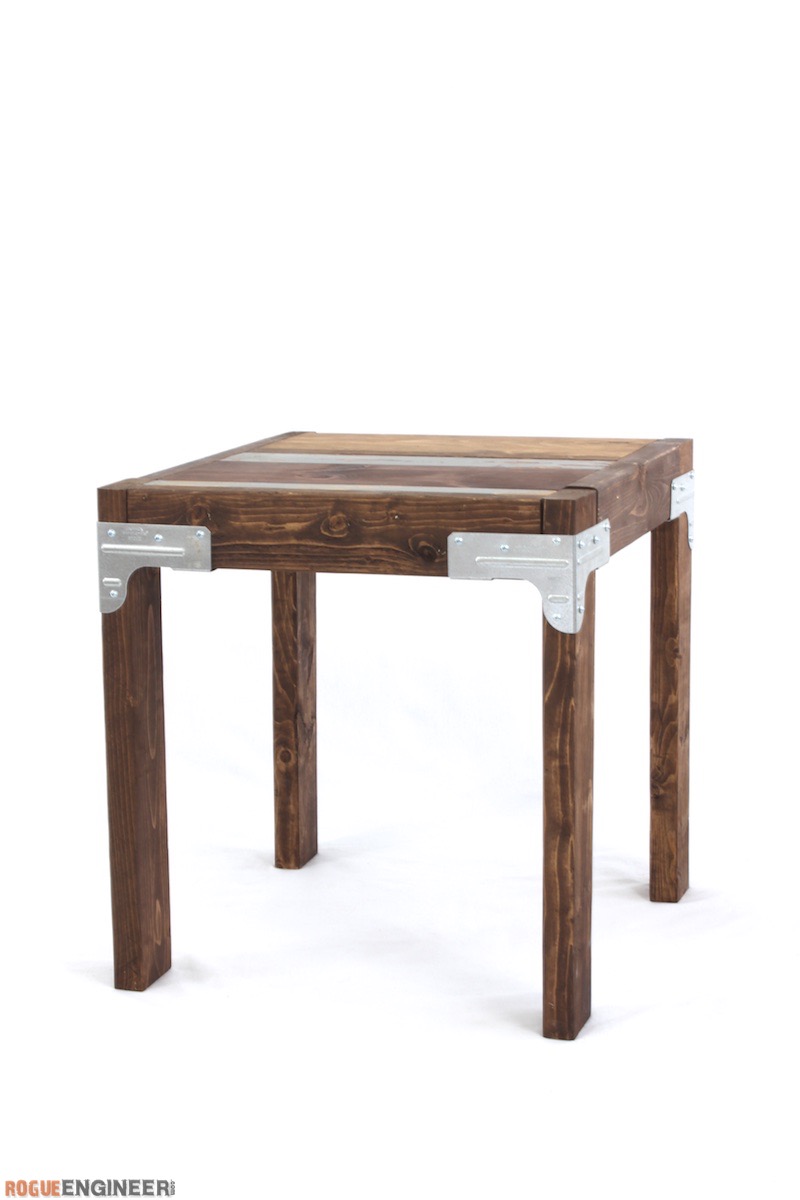 DIY Industrial Side Table Rogue Engineer