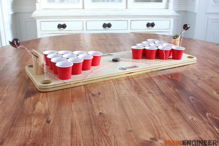 DIY Mini Beer Pong Game Rogue Engineer