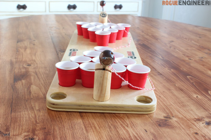 DIY Mini Beer Pong Game Rogue Engineer