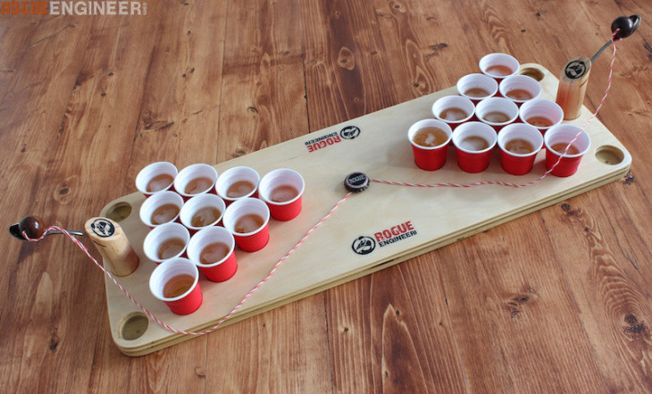 DIY Mini Beer Pong Game Rogue Engineer