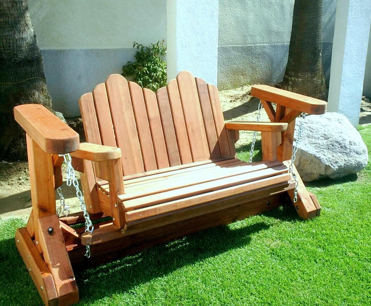 People used to just throw away old wine . 6' Adirondack hanging porch swing Â» Rogue Engineer