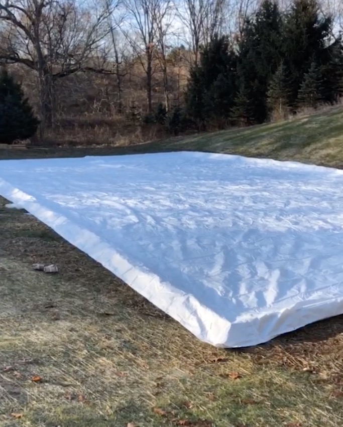 How to build a ice skating rink Builders Villa