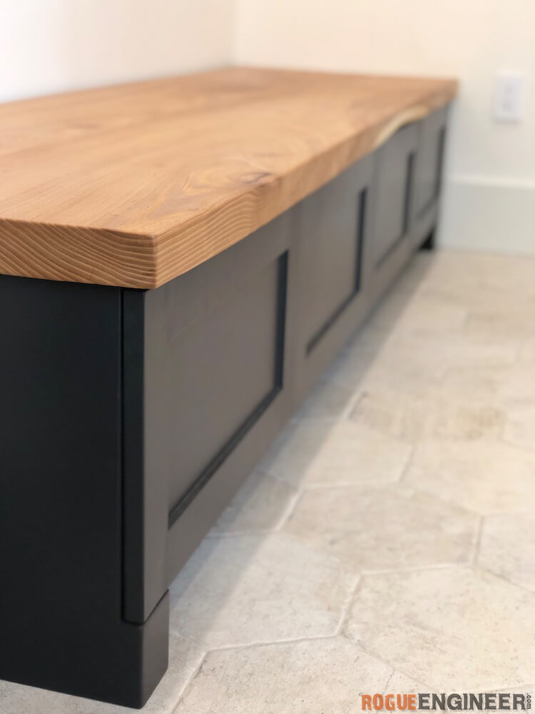 Mudroom Bench w/ Drawers » Rogue Engineer