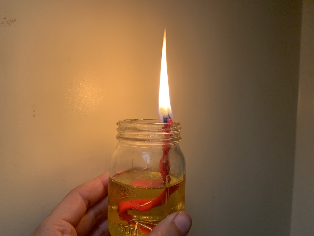 Easy Homemade DIY Oil Lamp Rogue Preparedness how to get prepared