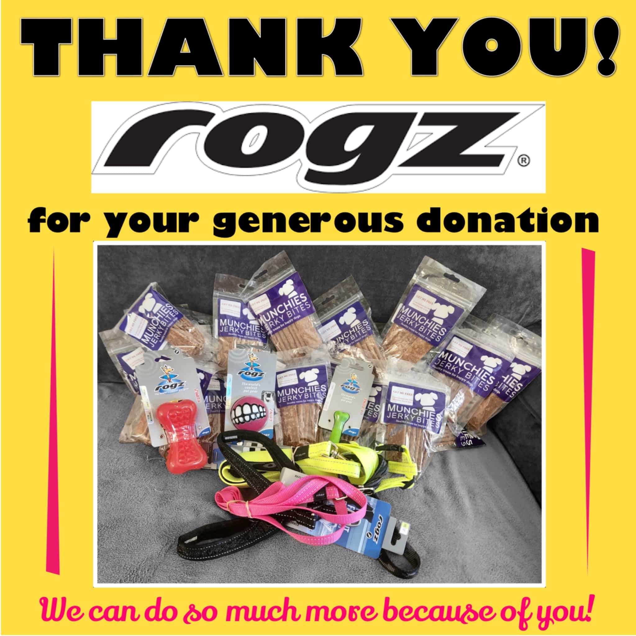 Giving back and making a difference Rogz