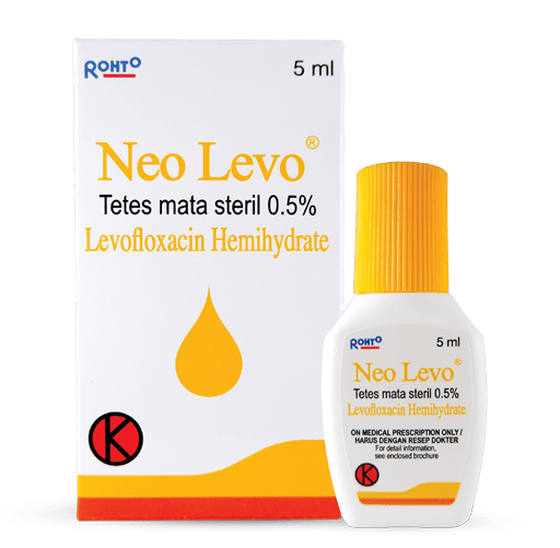 Neo Levo Levofloxacin 0.5 Eye Drop Rohto Laboratories Indonesia