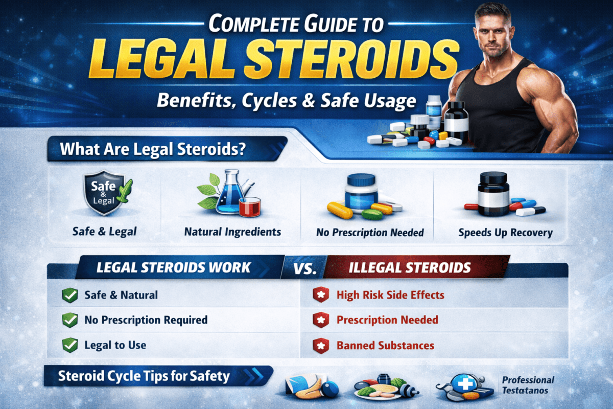 Complete Legal Steroids Guide Benefits Cycles Safe Usage