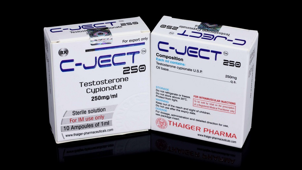 Buy CJect [Testosterone Cypionate 2500mg] 10 ml Thaiger Pharma