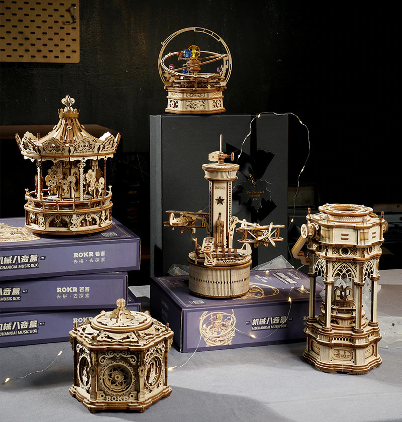 Music Box Archives 3D Wooden Puzzles