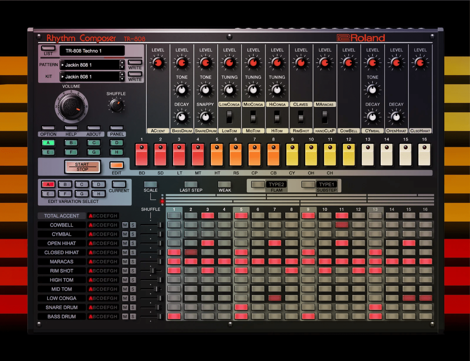 How to program TR808 beats in your computer Roland Indonesia Blog
