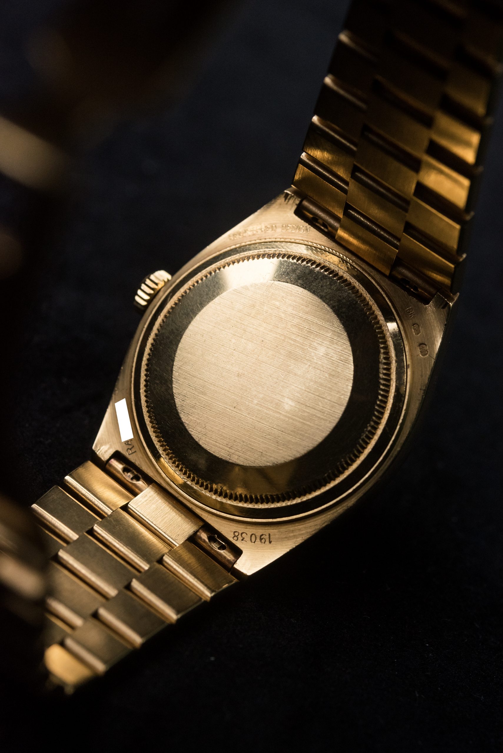 Rolex Day Date Quartz ref. 19038 Egyptian Pyramid in 18k Yellow Gold