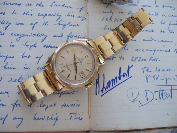 The Historical Important Tenzing Norgay Rolex Rolex Passion Report