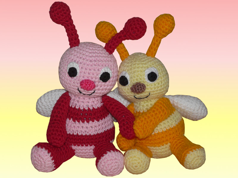 Häkeln mit RolisWollis › Amigurumi Hummel Tipsi
