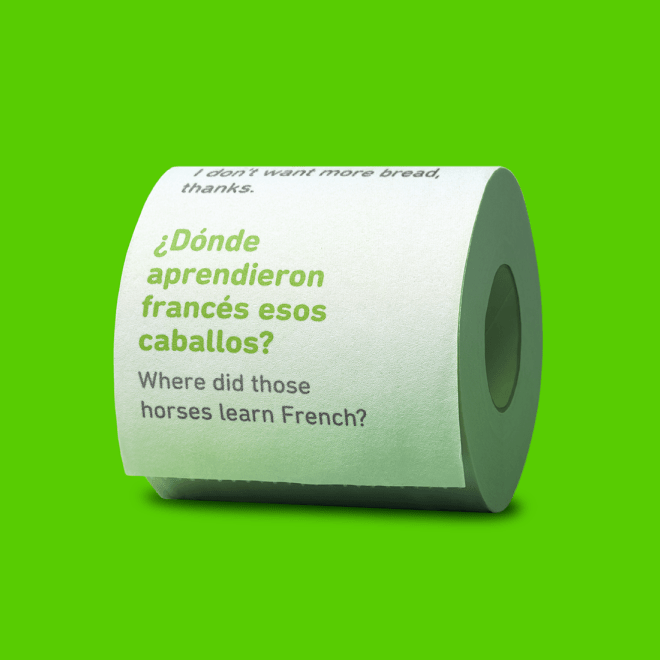 Détecter Centre Antagoniste toilet paper in spanish Horizontal poids léger Arbre