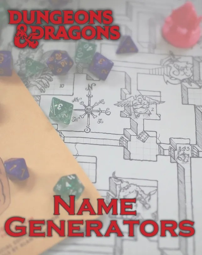 D&D Name Generators • Roll4 Network