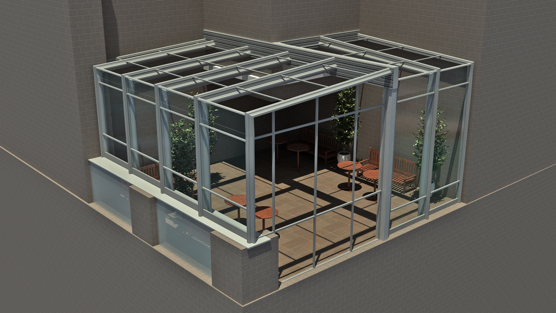 Rooftop Enclosure Pictures & Designs by RollACoverAmerica's Leading Custom Manufacturer of