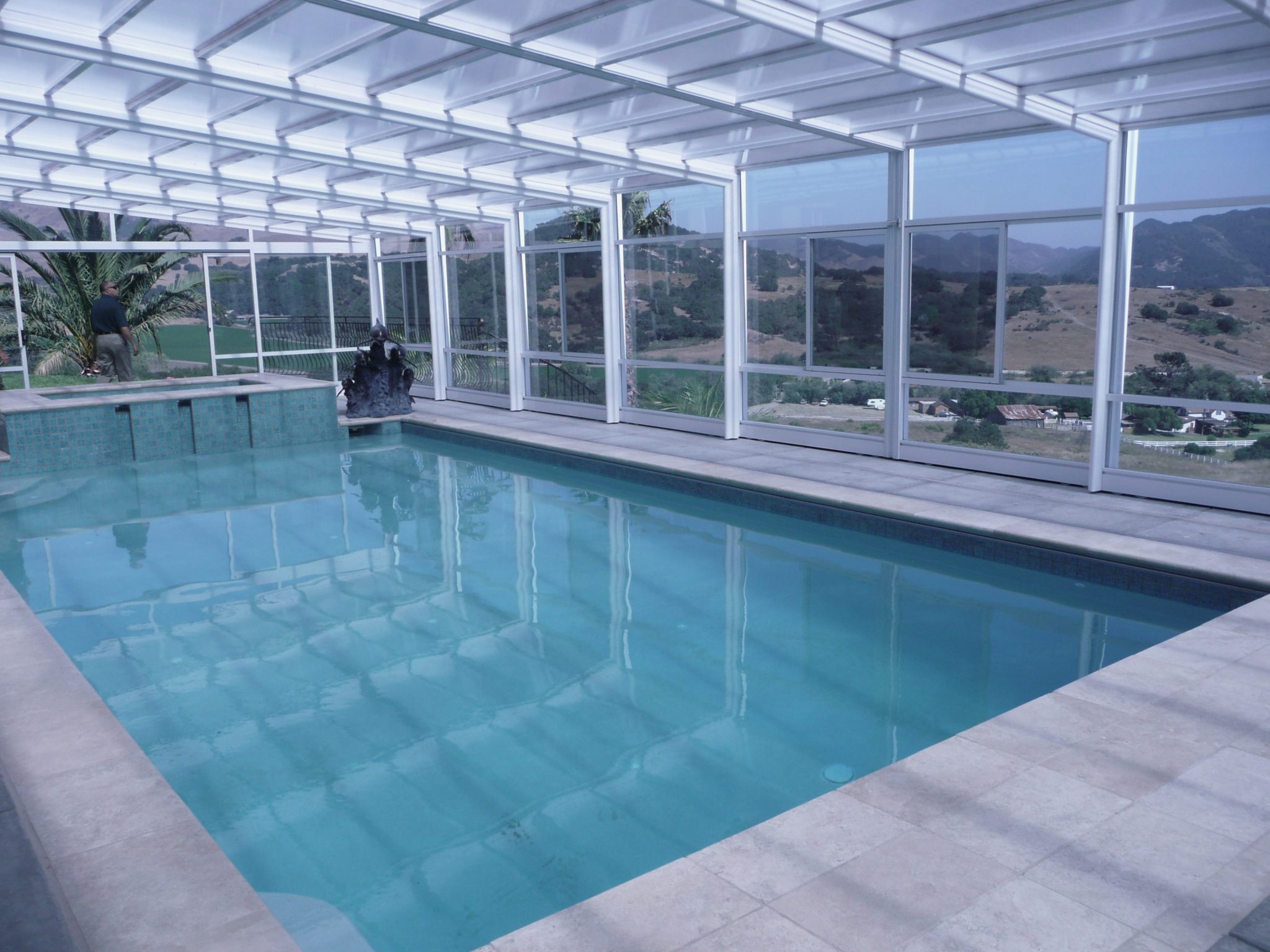 California Pool Enclosure Manufactured by RollACoverAmerica's Leading