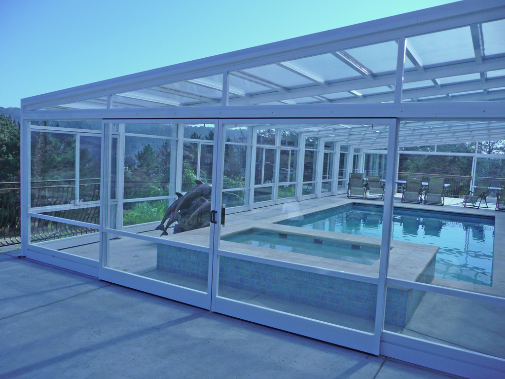 California Pool Enclosure Manufactured by RollACoverAmerica's Leading