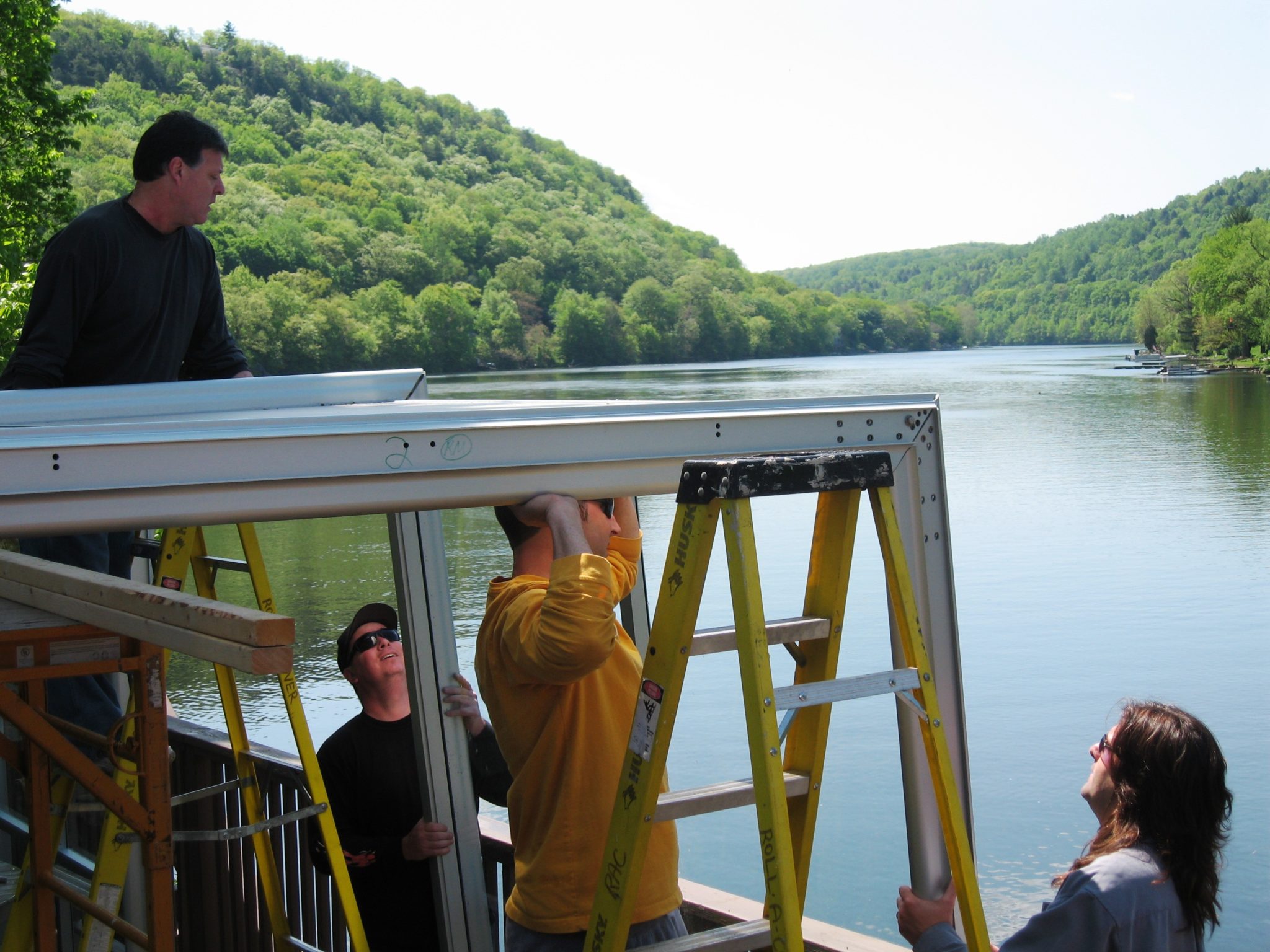 Housatonic House Retractable Enclosure by RollACoverAmerica's Leading