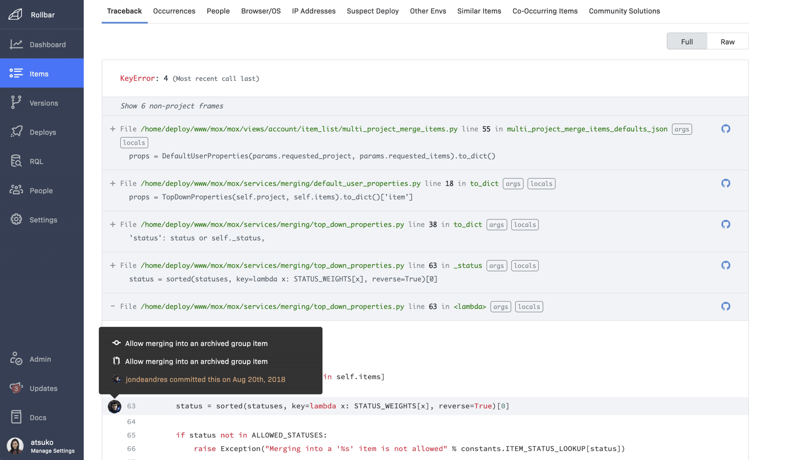 Introducing the New Rollbar Integration for GitHub Enterprise Server