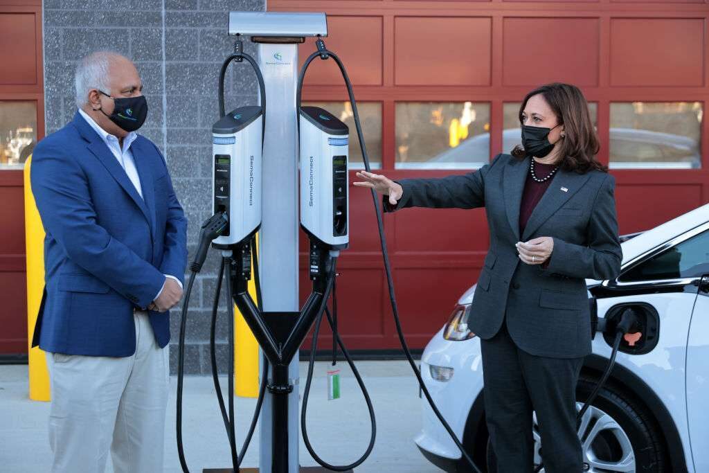 Harris touts administration's electric vehicle plans Roll Call