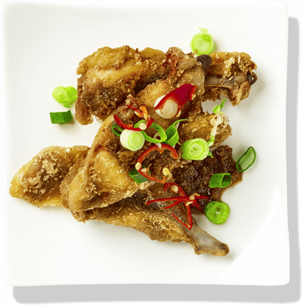 Crispy Chicken Ribs 3 Pieces Roll'd Vietnamese