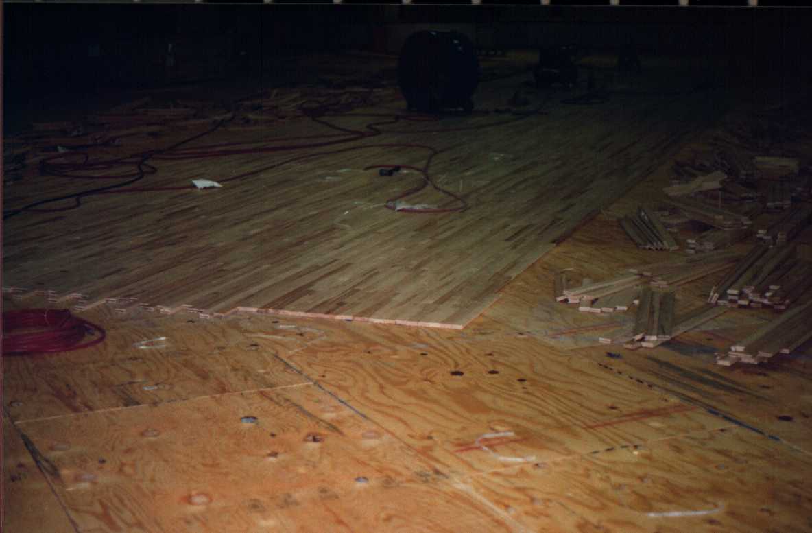 SkateARound's New Wooden Floor