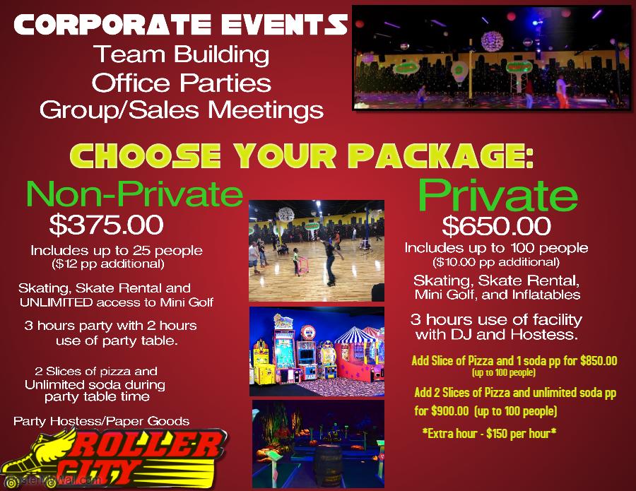 Fun Corporate Events in Indianapolis Roller City