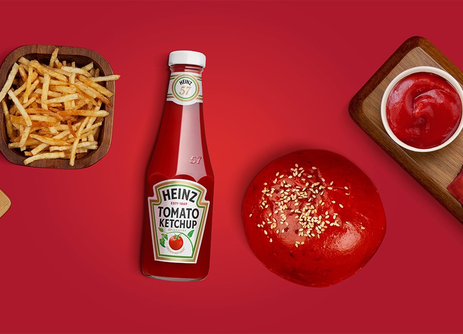 Recipe Try Heinz Tomato Vegan Or Meat Ketchup Burger